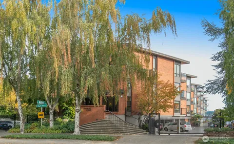 a view of a city from a building