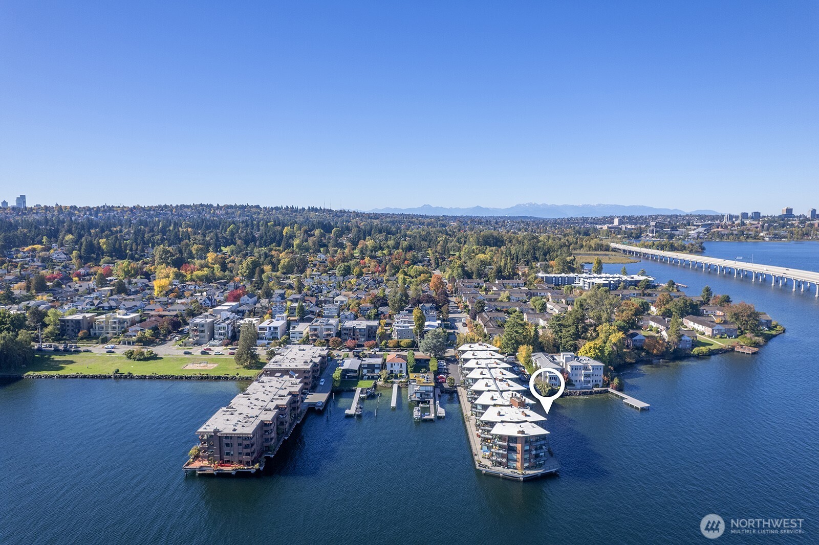 2360 43rd Avenue East, Unit 214 Seattle, WA 98112 - Photo 26 of 34 an aerial view of a ocean view