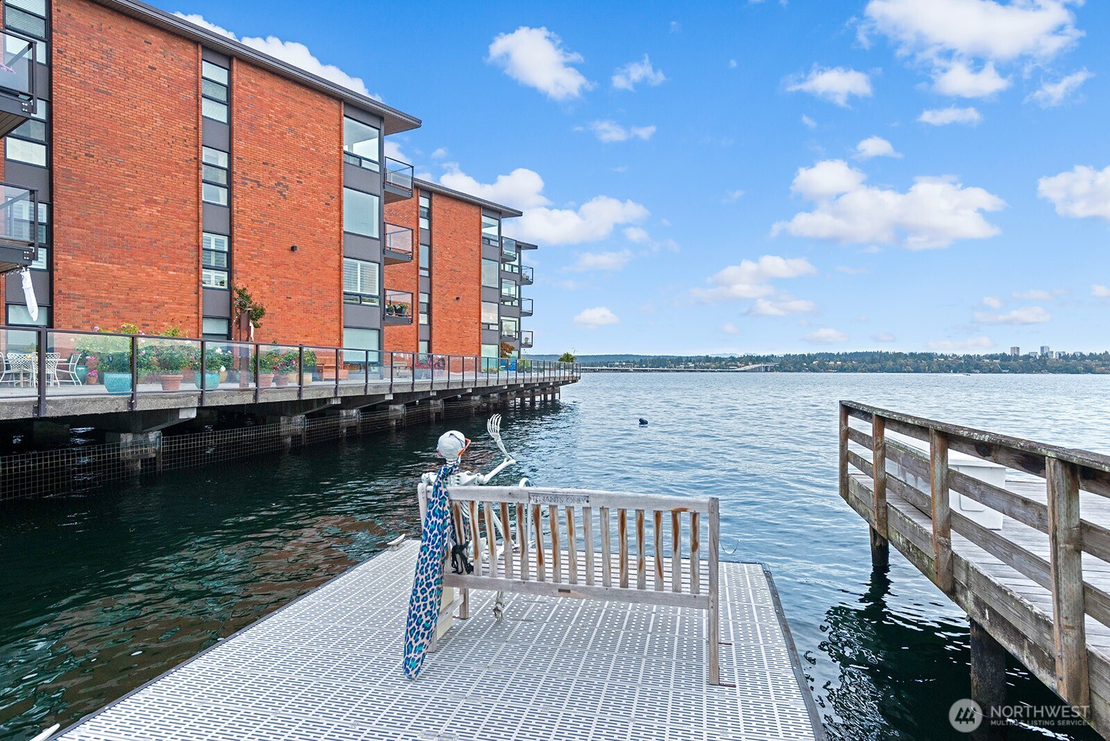 2360 43rd Avenue East, Unit 214 Seattle, WA 98112 - Photo 30 of 34 a view of a balcony with lake view and ocean view