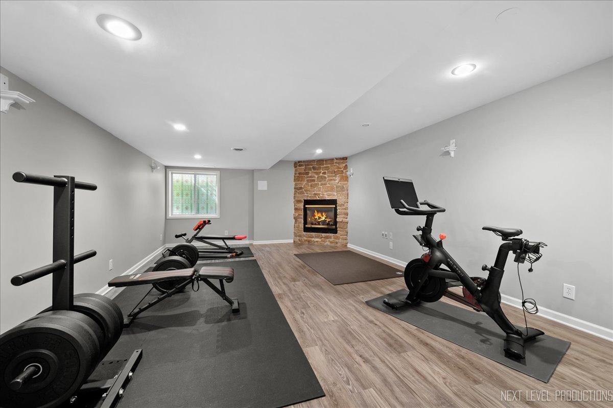 39W252 Bartelt Road Geneva, IL 60134 - Photo 24 of 34 a view of a room with gym equipment