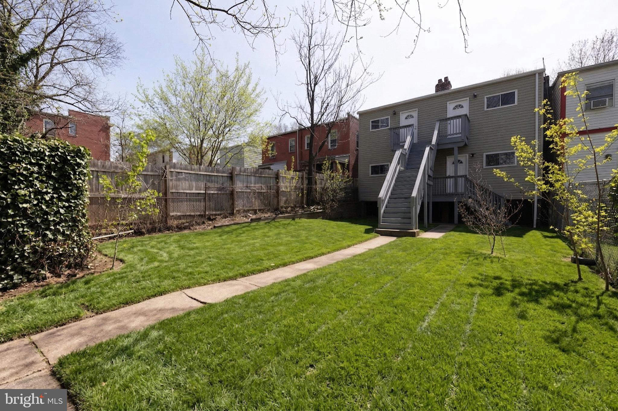 1508 V Street Southeast Washington, DC 20020 - Photo 36 of 41 a view of a back yard of the house