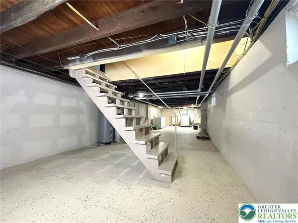 a view of storage and utility room