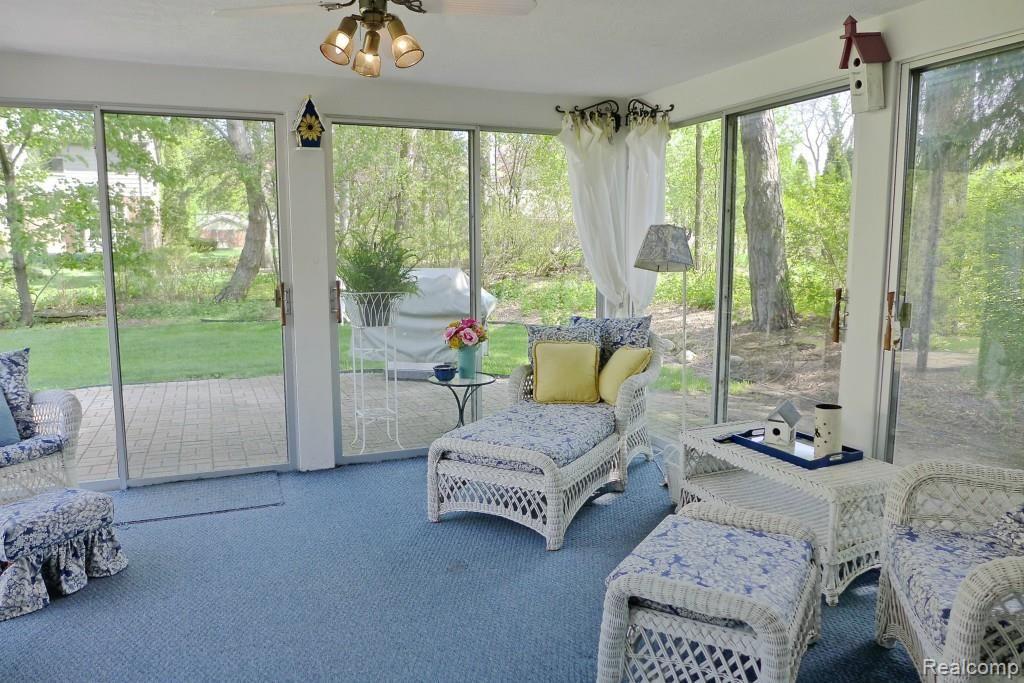 909 Rock Spring Road Bloomfield Hills, MI 48304 - Photo 16 of 21 Tranquil Screened Porch