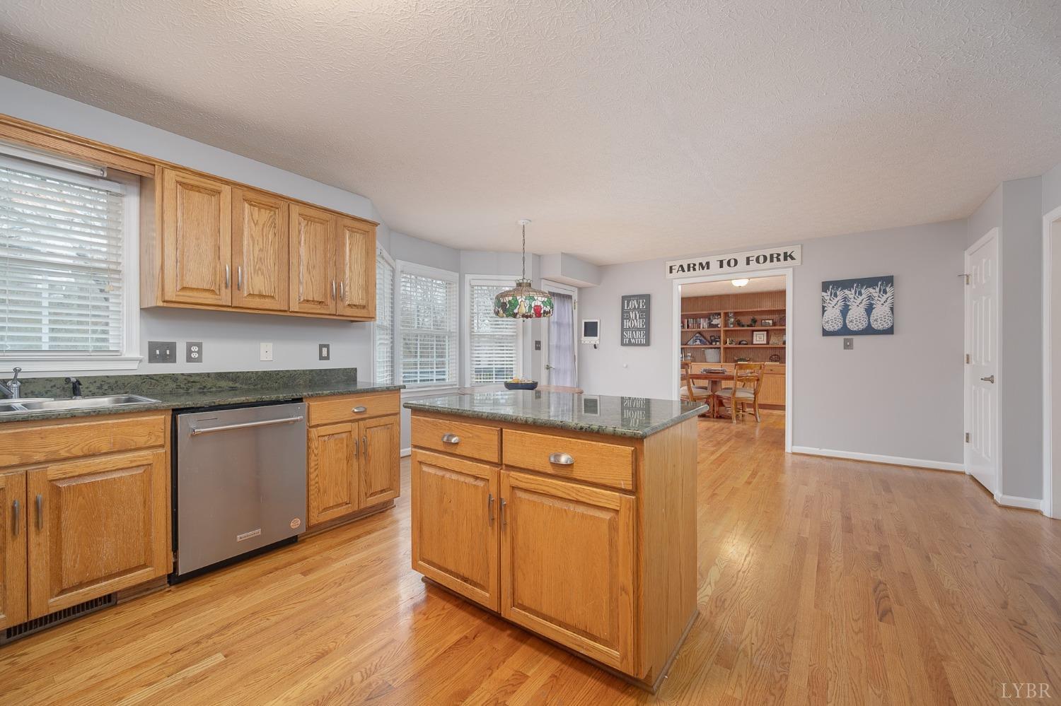 1498 Hooper Road Forest, VA 24551 - Photo 14 of 48 a kitchen with stainless steel appliances granite countertop a stove and a sink