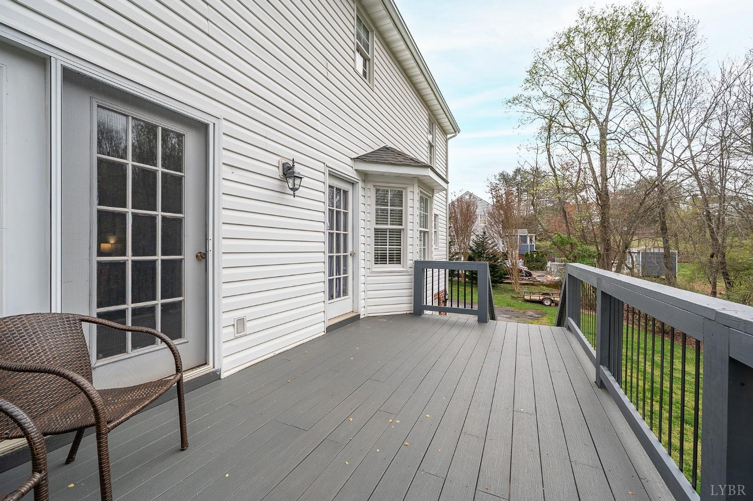 1498 Hooper Road Forest, VA 24551 - Photo 42 of 48 a view of a deck with wooden floor and seating space