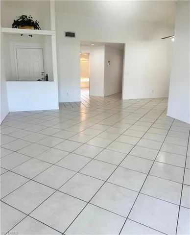 a view of empty room