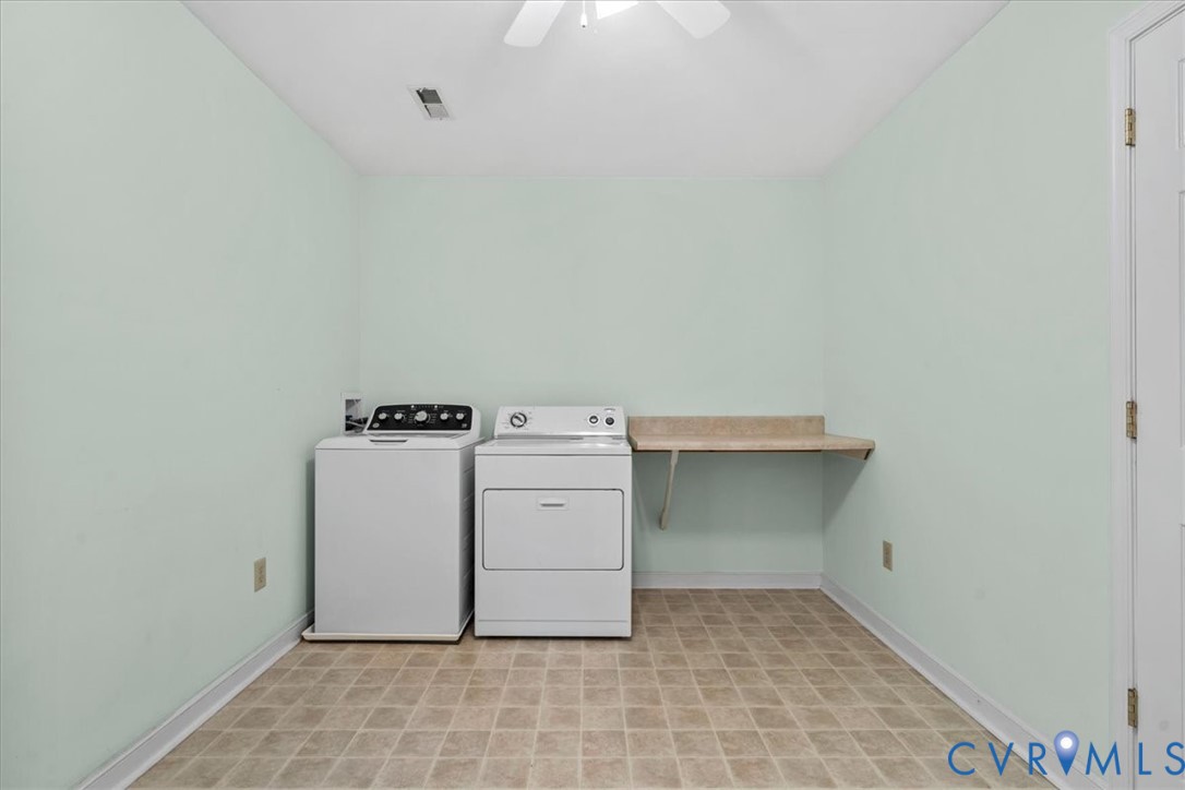 2924 Warfield Ridge Terrace Chester, VA 23831 - Photo 34 of 38 Dedicated utility room featuring light green walls