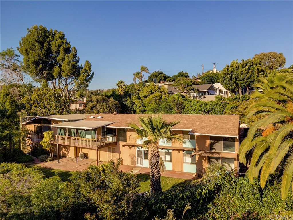 7214 Canyon Drive Whittier, CA 90602 - Photo 38 of 40 an aerial view of a house with a yard