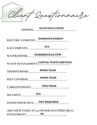 $359,990 | 103 Evance Court, Summerville, SC 29485