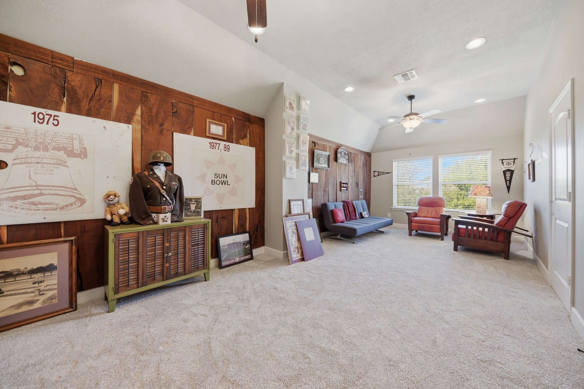 2205 Ralston Creek Court Brenham, TX 77833 - Photo 4 of 37 a living room with furniture and a flat screen tv