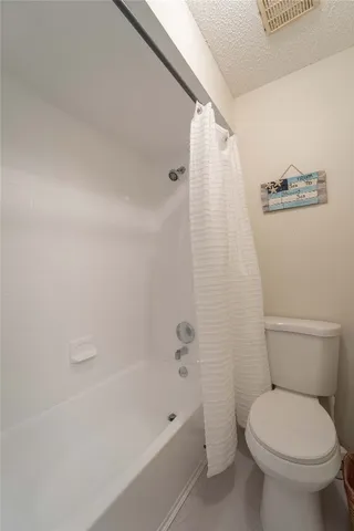 a bathroom with a toilet and a bathtub