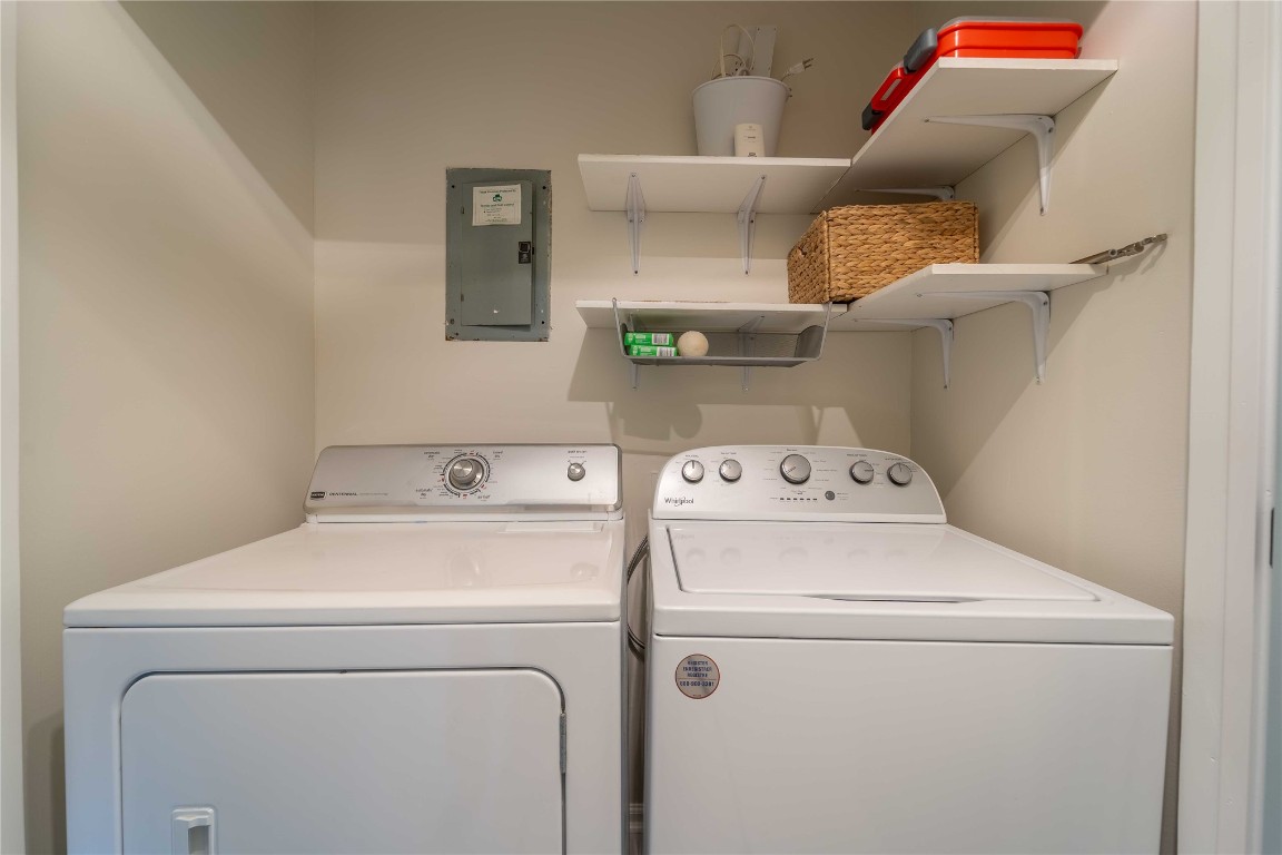 2562 Forest Ridge Drive, Unit P2 Fernandina Beach, FL 32034 - Photo 22 of 23 a utility room with dryer and washer