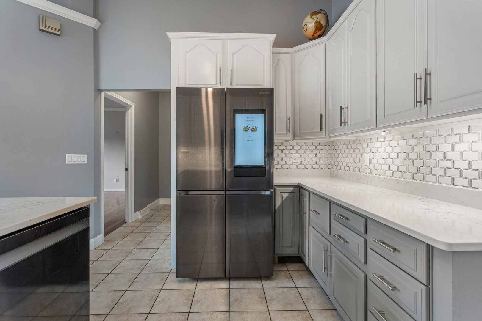 1511 River Bluff Court Mahomet, IL 61853 - Photo 11 of 50 a kitchen with a refrigerator sink and cabinets