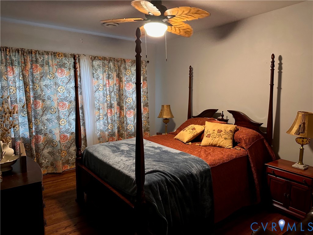 17088 Old Ridge Road Montpelier, VA 23192 - Photo 9 of 18 Room featuring hardwood flooring and a ceiling fan