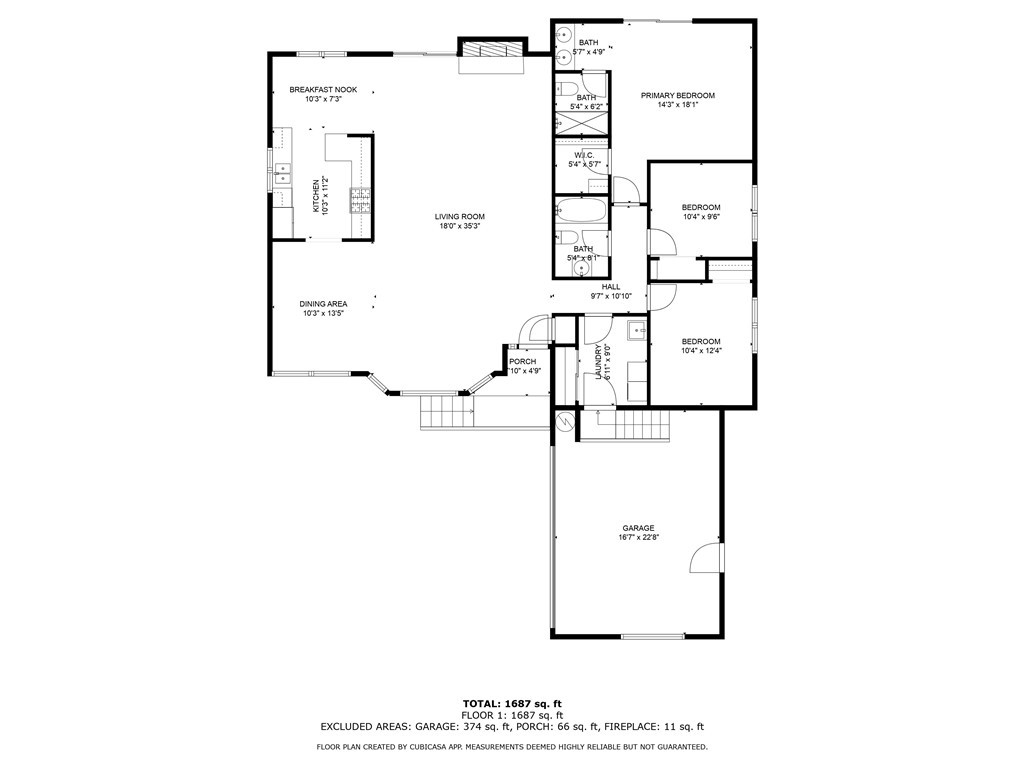 16456 Conestoga Road Hidden Valley Lake, CA 95467 - Photo 35 of 35 Approx floor plan
