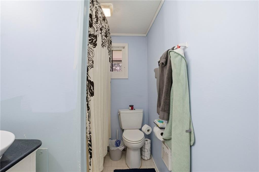 21 School Street Northeast Rydal, GA 30171 - Photo 19 of 44 a bathroom with a toilet and a shower