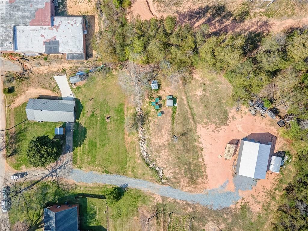 21 School Street Northeast Rydal, GA 30171 - Photo 40 of 44 an aerial view of residential houses with outdoor space