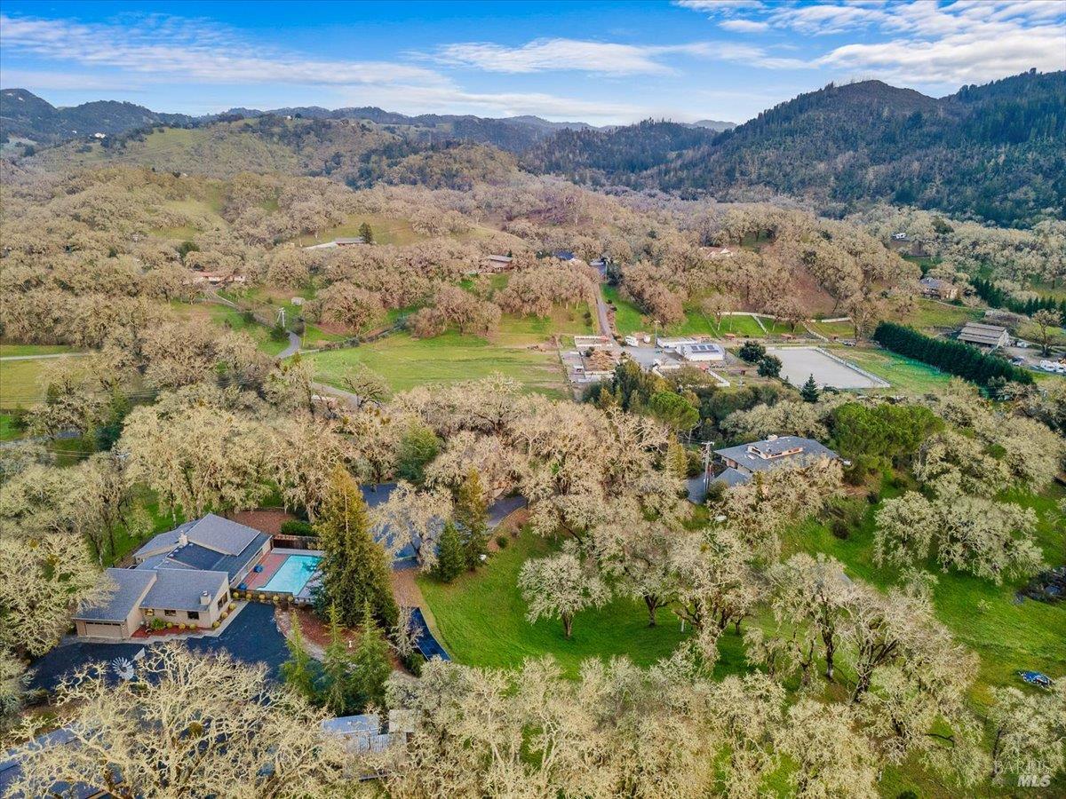 10045 Loch Haven Drive Santa Rosa, CA 95404 - Photo 35 of 37 a view of a lush green hillside and houses