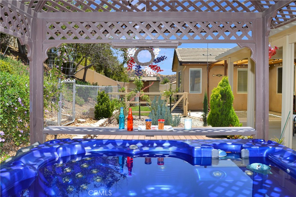 166 Fox Lane Calimesa, CA 92320 - Photo 65 of 76 Sparkling Spa with a Bar to Enjoy Your Favorite Drinks and Snacks while You Relax Your Cares Away
