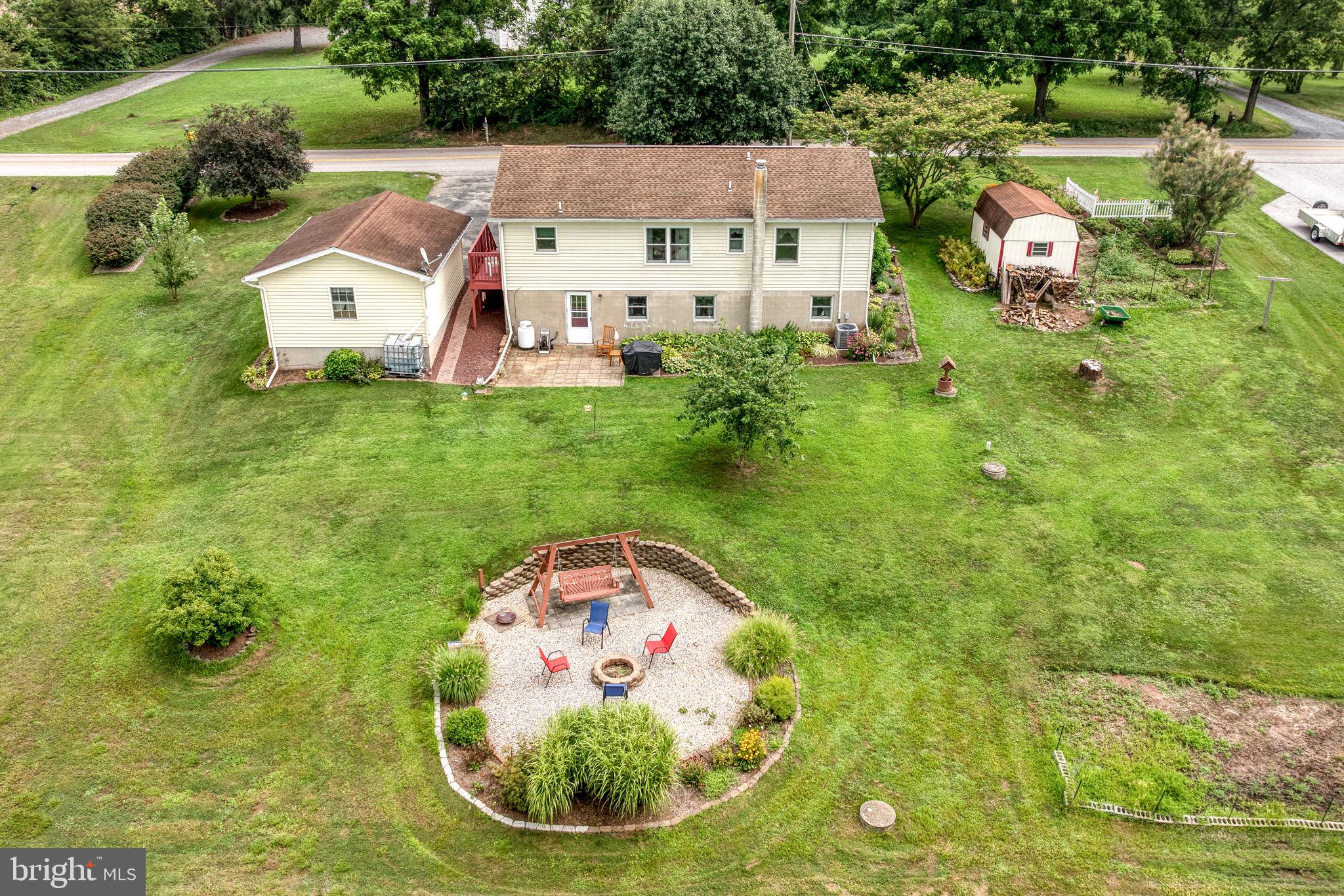 4451 Pine Hill Road Dover, PA 17315 - Photo 35 of 36 an aerial view of a house with a garden