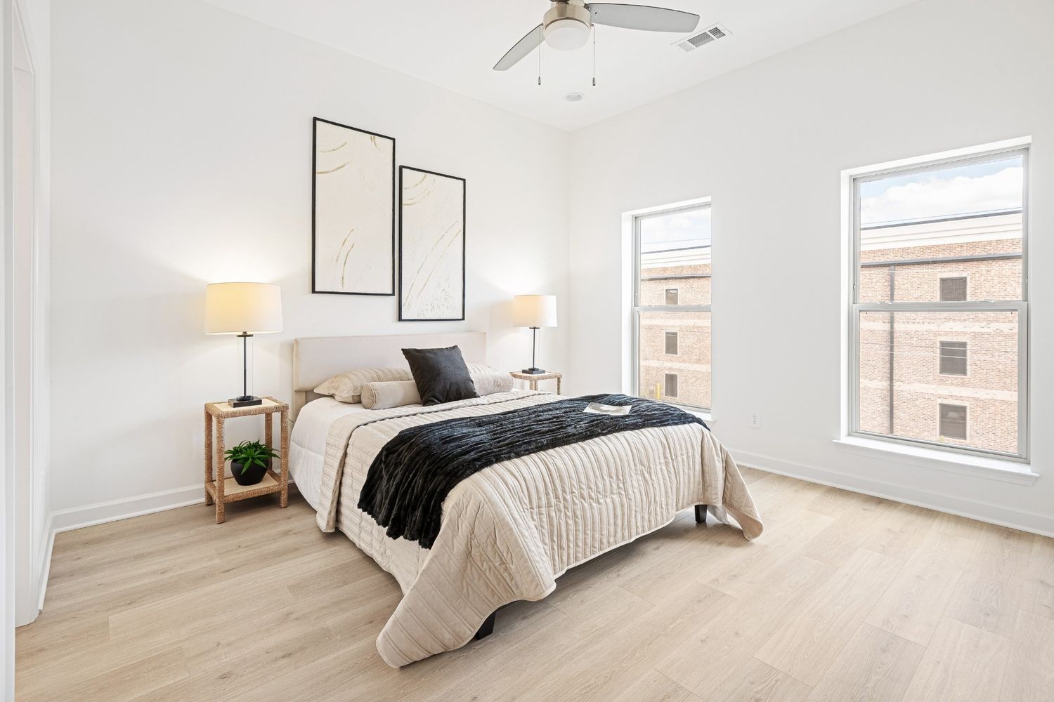 225 B Folsom Pass Spring Hill Spring Hill, TN 37174 - Photo 60 of 100 a bedroom with a bed and a large window