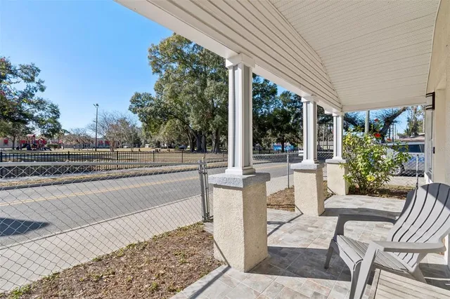 a view of a swimming pool