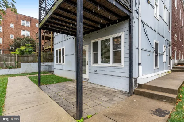 a view of a porch of the house