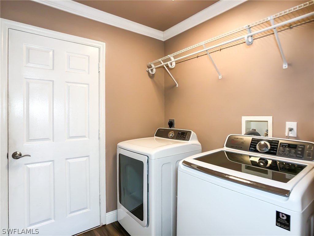 9068 Morris Road Fort Myers, FL 33967 - Photo 22 of 29 a utility room with dryer and washer