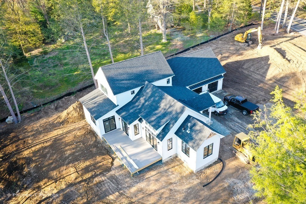 101 Glendale Road Hampden, MA 01036 - Photo 37 of 39 an aerial view of house with backyard space and balcony