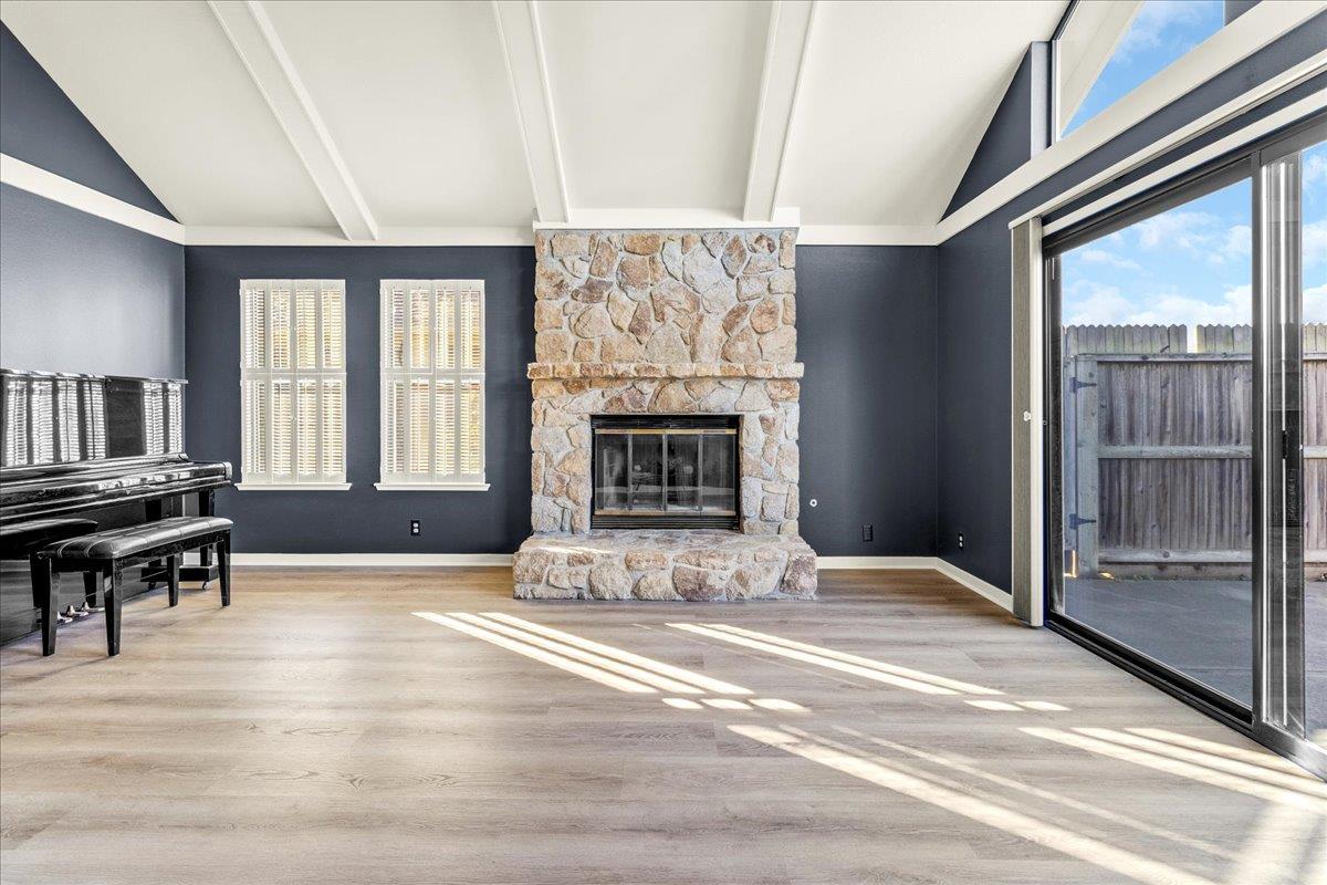 118 Nissen Road, Unit 1 Salinas, CA 93901 - Photo 8 of 39 a view of livingroom with fireplace hardwood floor and furniture