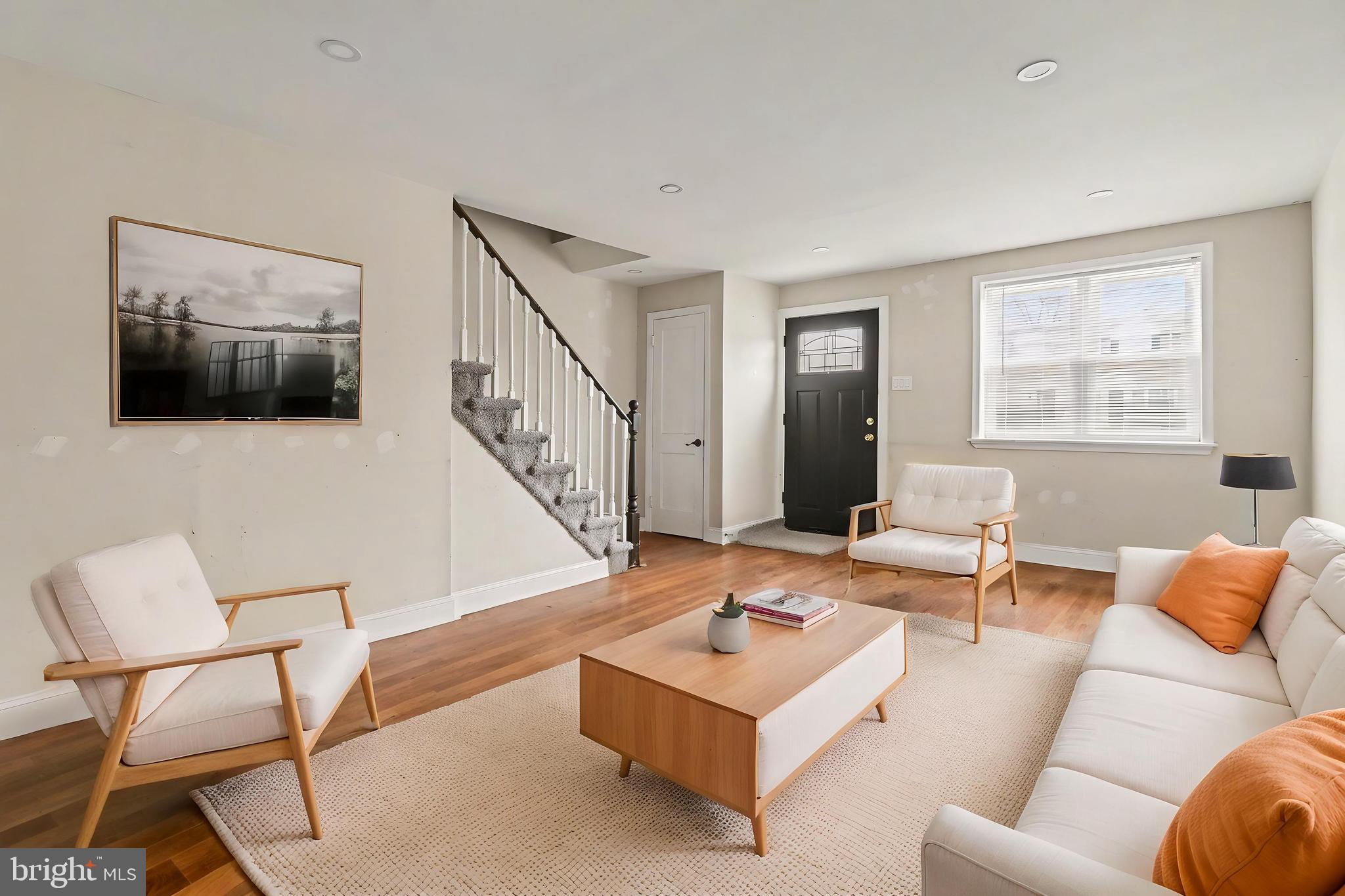 798 Bennington Road Folcroft, PA 19032 - Photo 2 of 28 a living room with furniture and a flat screen tv