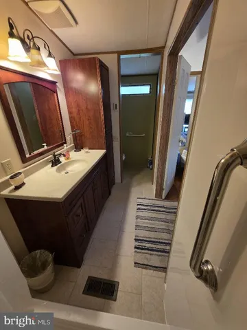 a bathroom with a toilet