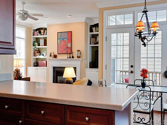 1171 Harp Street Raleigh, NC 27604 - Photo 8 of 25 Shot of the living room and eat in dining area from the kitchen Kitchen