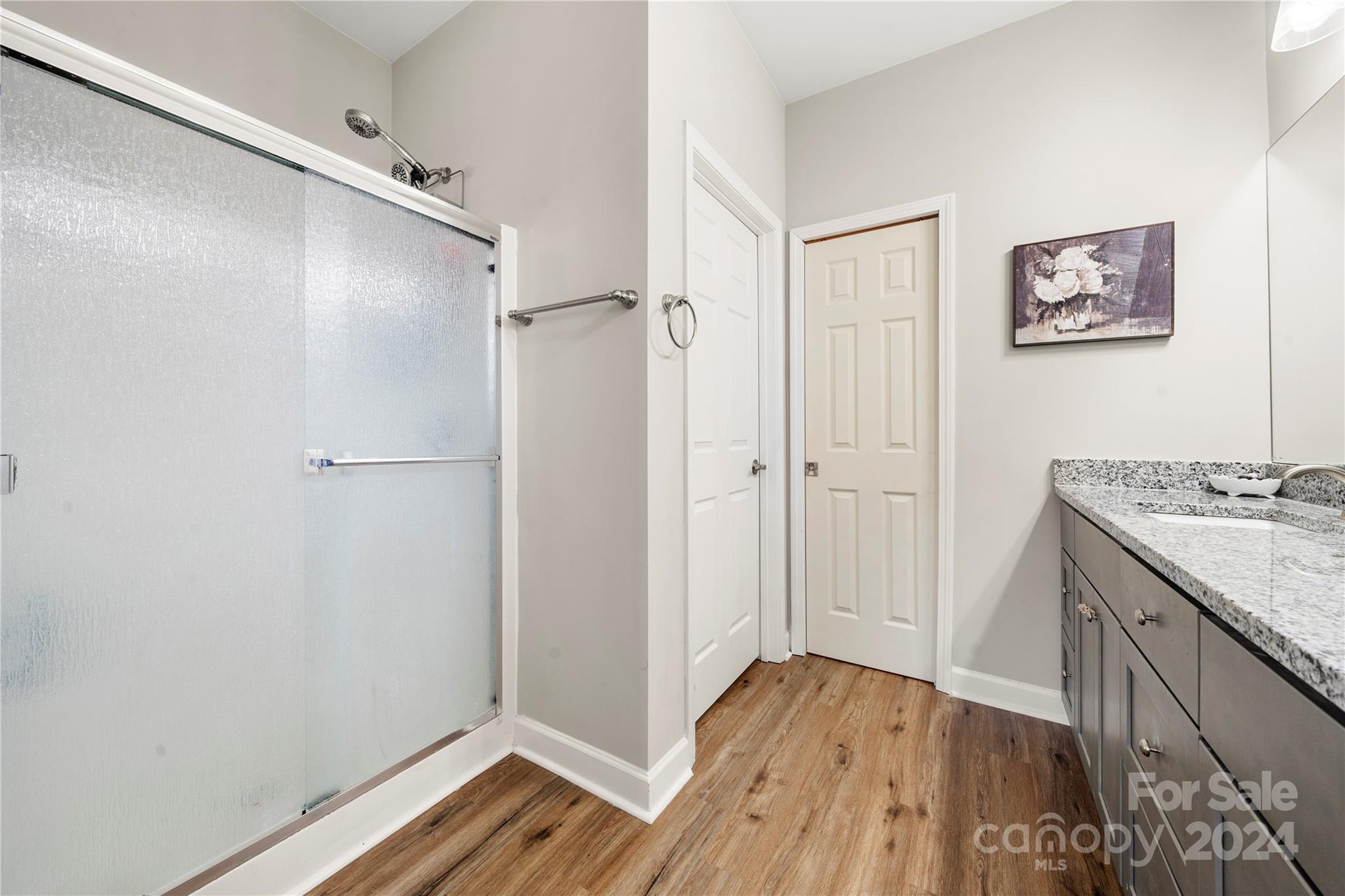218 Rambler Lane Blacksburg, SC 29702 - Photo 31 of 42 a bathroom with a sink and a mirror