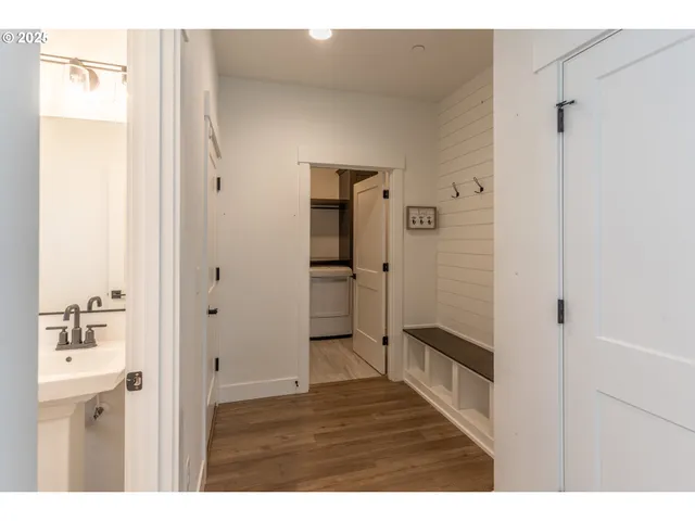 a view of a porch with a yard