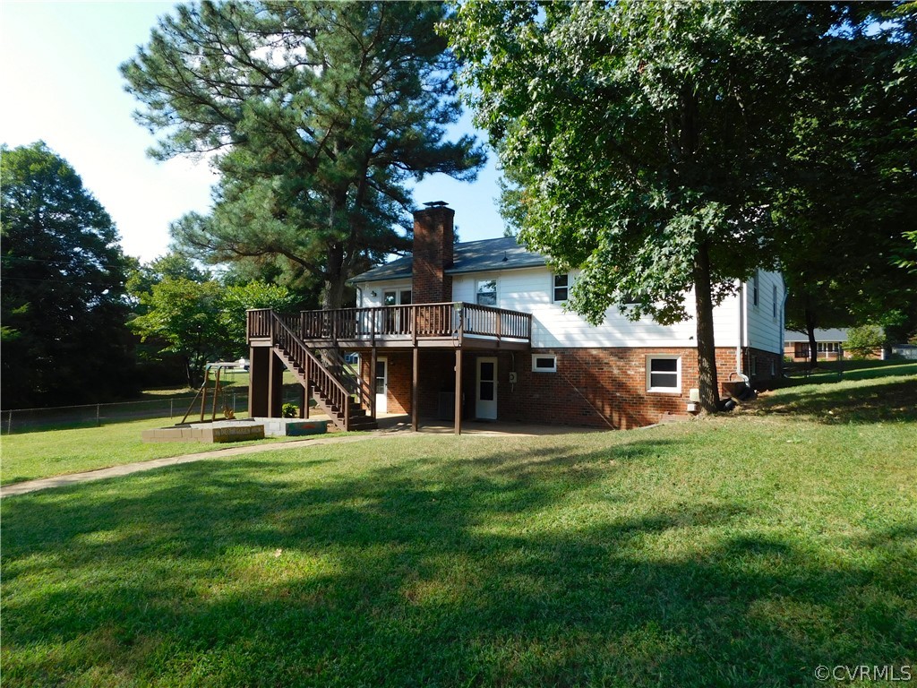8311 Hopkins Road North Chesterfield, VA 23237 - Photo 37 of 39 a view of a house with a park