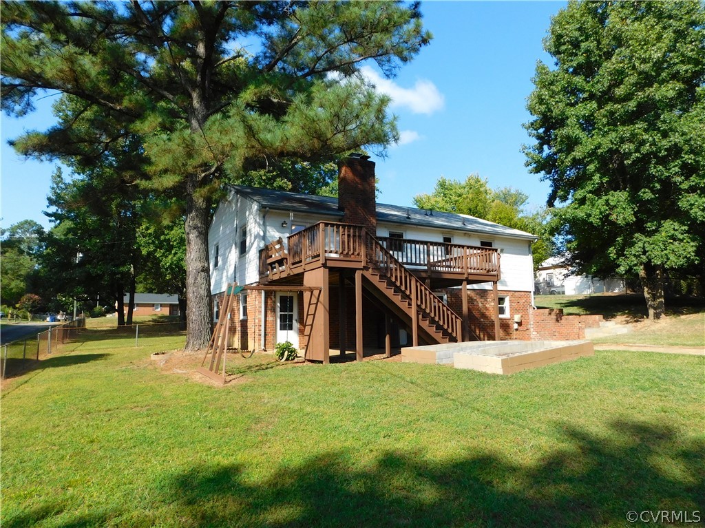 8311 Hopkins Road North Chesterfield, VA 23237 - Photo 38 of 39 a view of a house with a yard