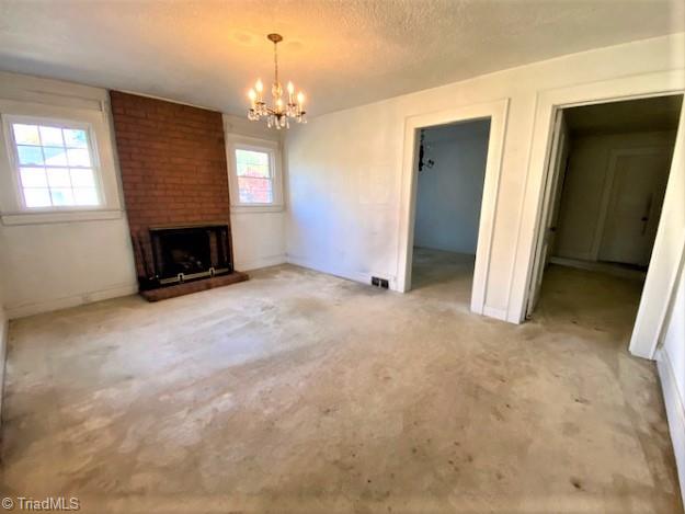 218 Model Farm Road High Point, NC 27263 - Photo 4 of 46 Living room with gas log fireplace