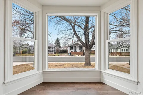 a living room with furniture and view of living room