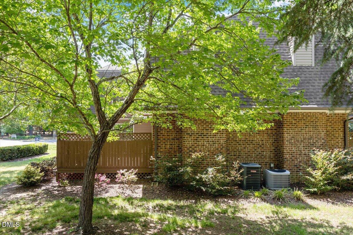 163 Springberry Lane Chapel Hill, NC 27517 - Photo 29 of 32 a view of a backyard with plants and large trees