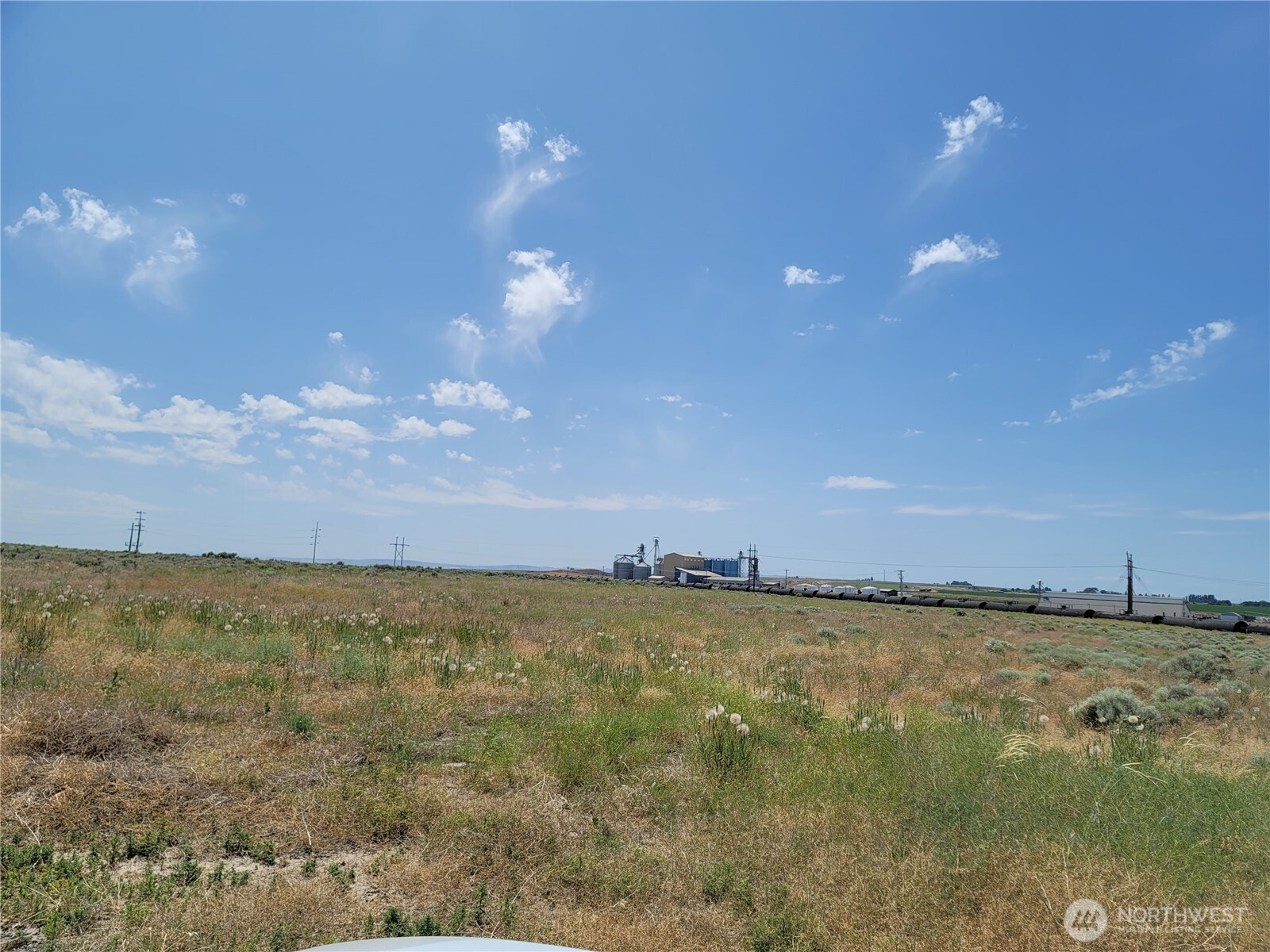 a view of an ocean and beach