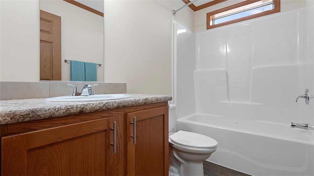 86 Eldersville Road Burgettstown, PA 15021 - Photo 33 of 50 a bathroom with a granite countertop sink toilet and shower