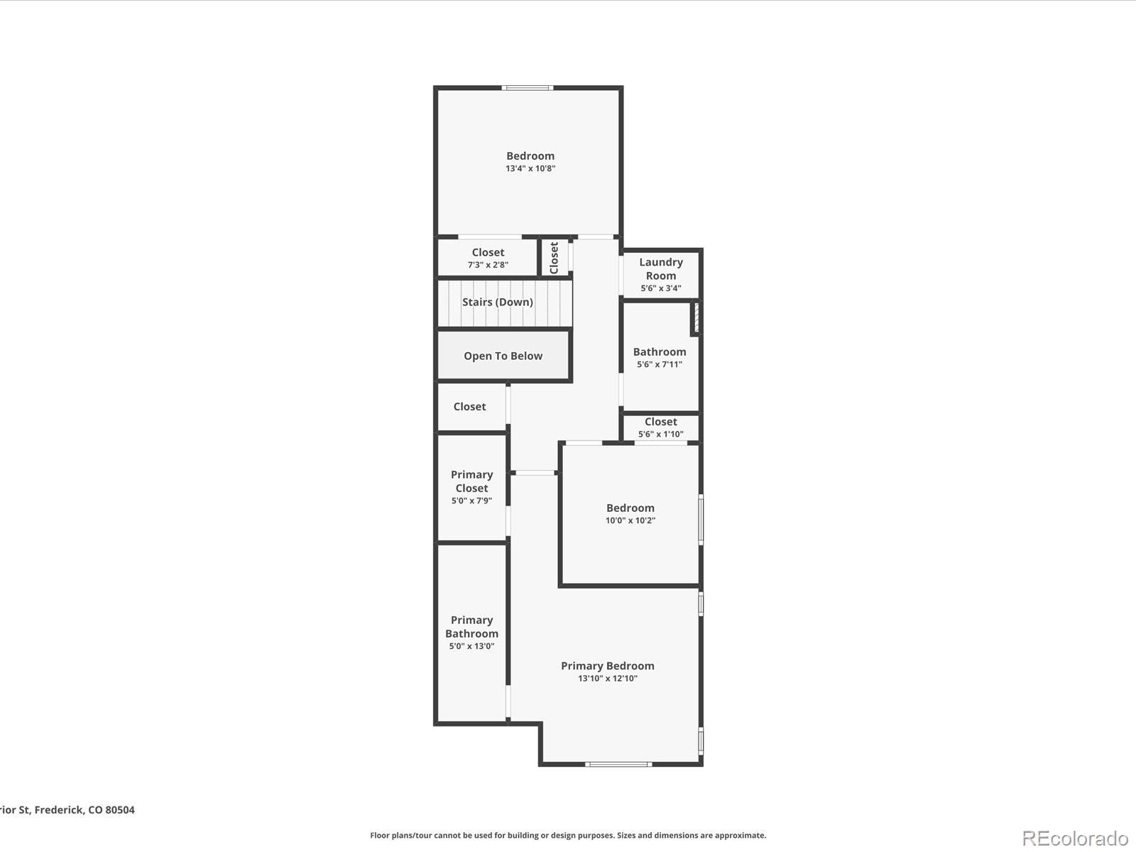5347 Warrior Street Frederick, CO 80504 - Photo 47 of 48 a picture of a floor plan