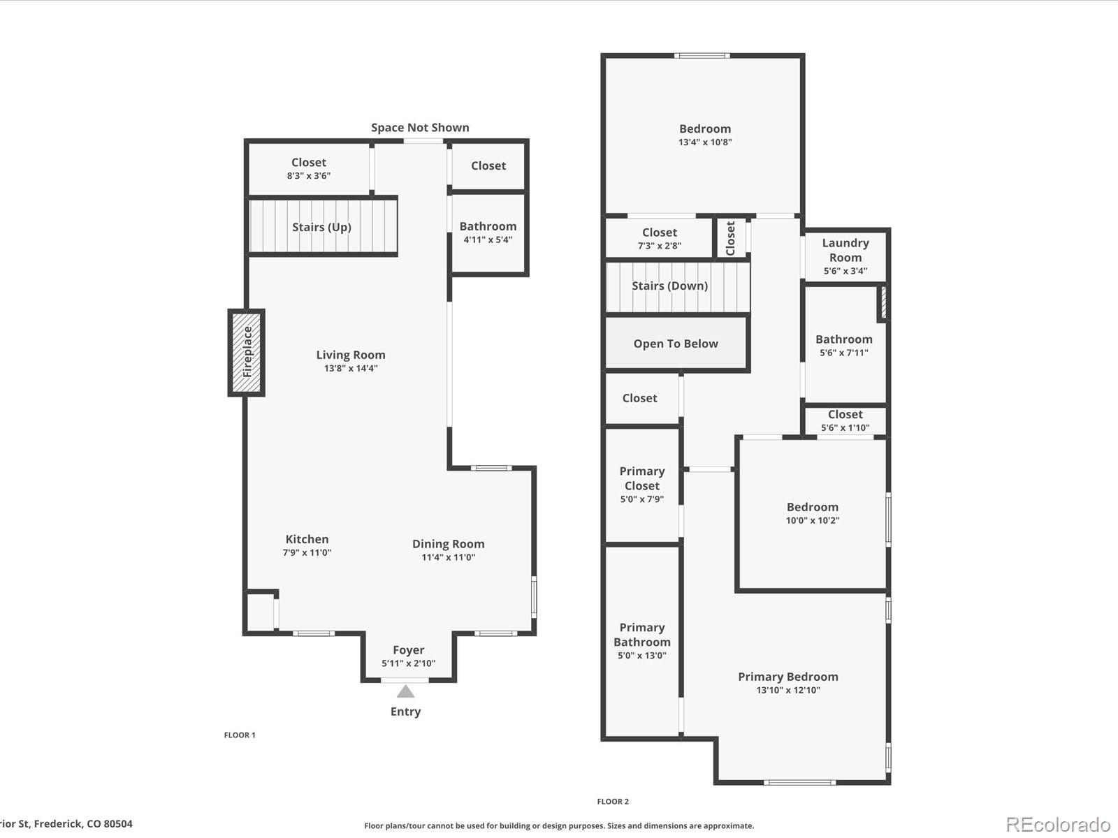 5347 Warrior Street Frederick, CO 80504 - Photo 48 of 48 a picture of a floor plan