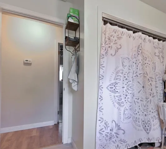 a view of a back yard of the house