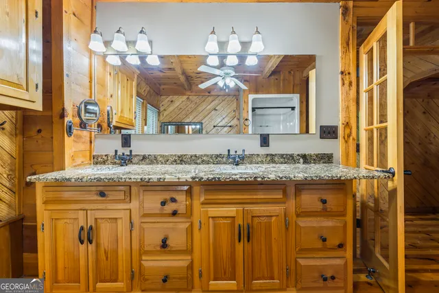 a sign that is sitting in a tree