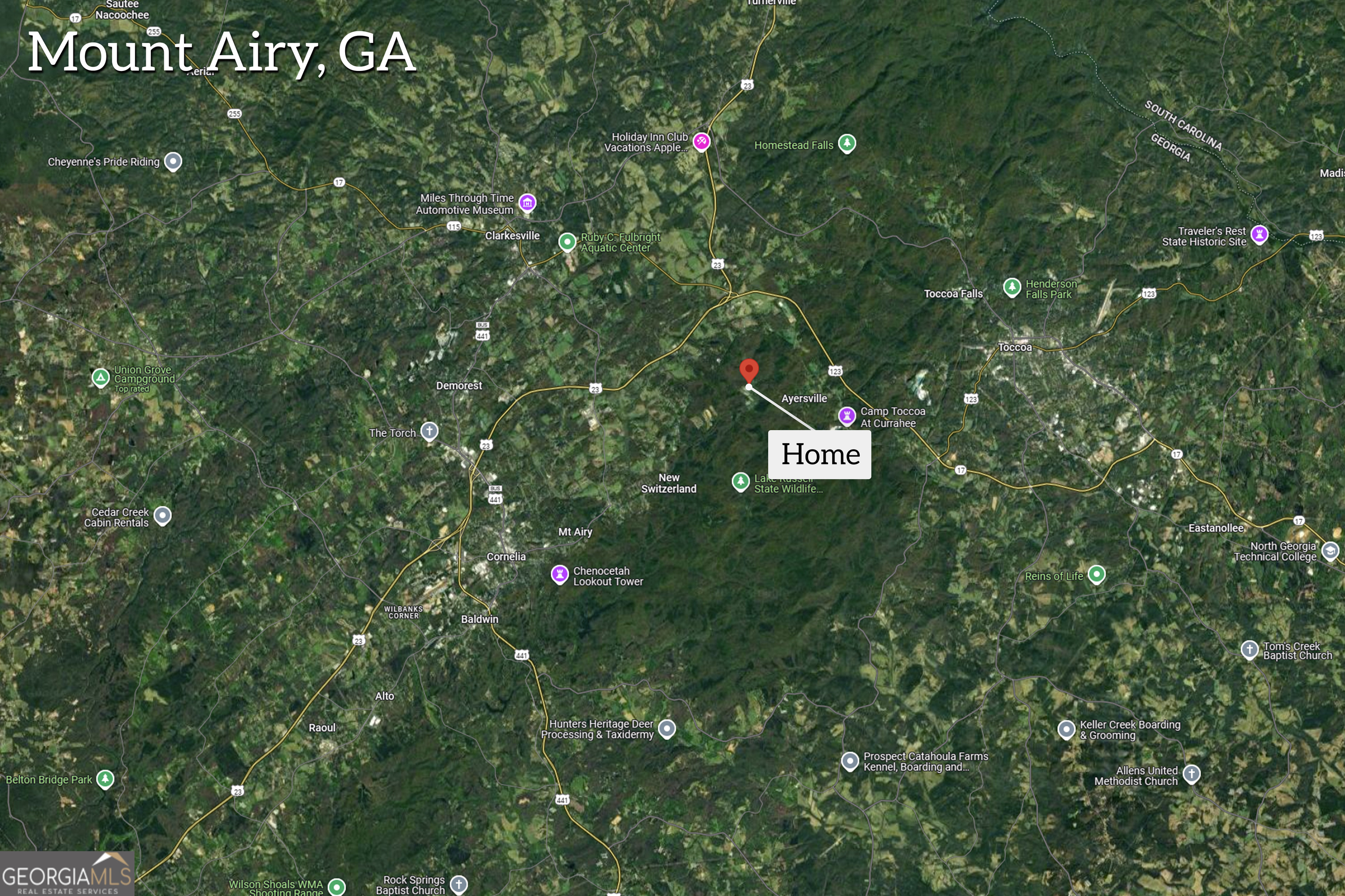 339 Ben Loudermilk Road Mount Airy, GA 30563 - Photo 48 of 49 a sign that is sitting in a tree