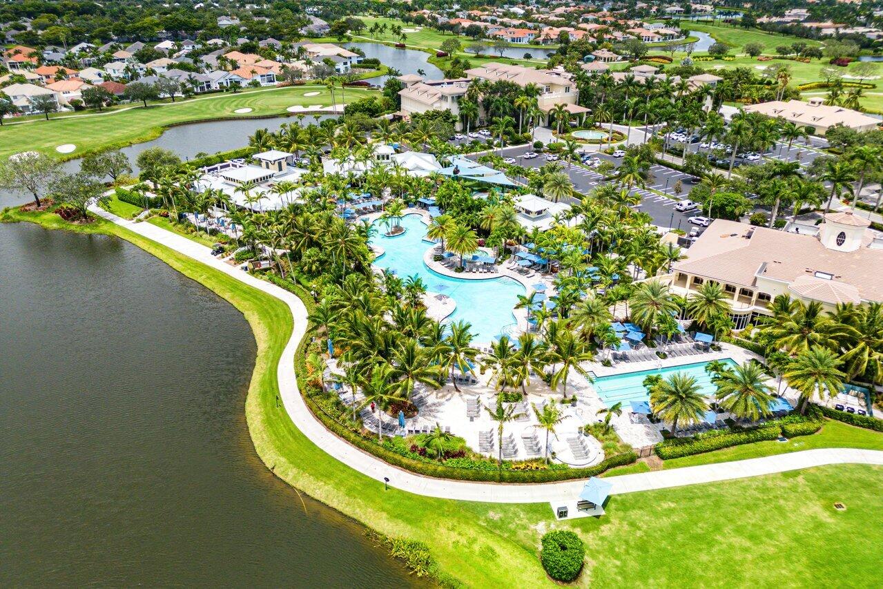6379 Avalon Pointe Court Boca Raton, FL 33496 - Photo 29 of 37 a view of a lake with a city