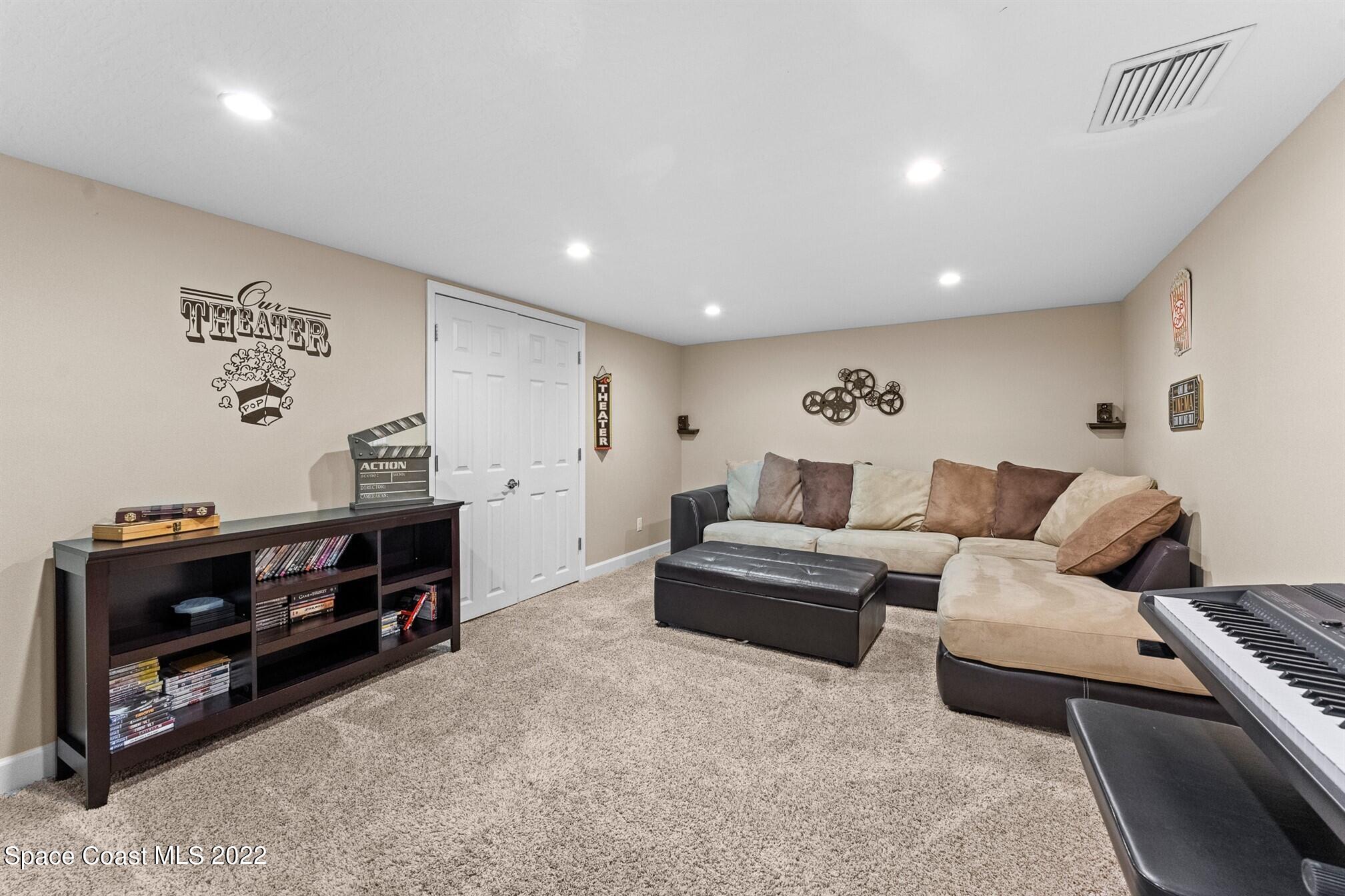 581 Nightingale Drive Indialantic, FL 32903 - Photo 36 of 67 a living room with furniture