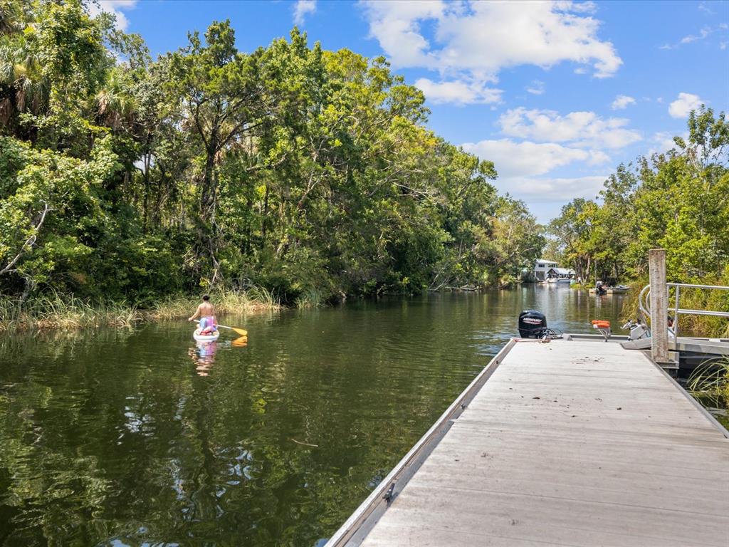 6419 West Richard Drive Weeki Wachee, FL 34607 - Photo 66 of 75 a view of a lake with a building in the background